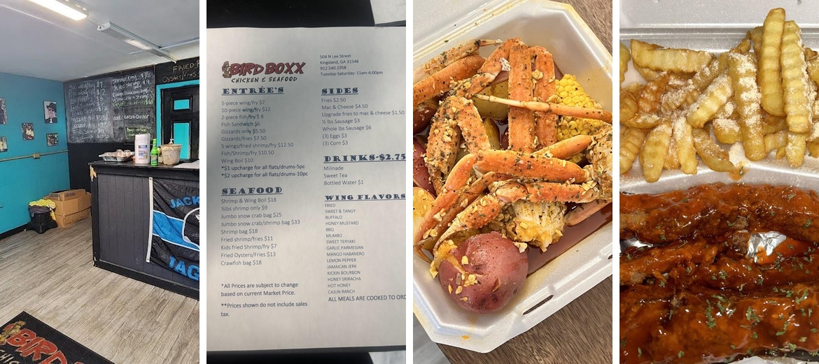 Bird Boxx Menu